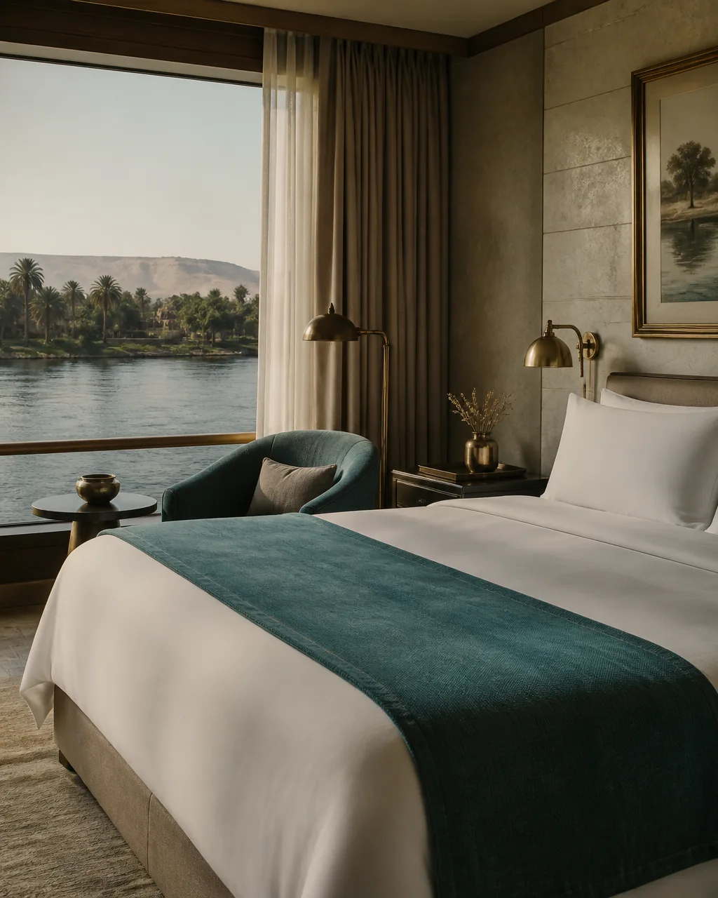 5-Star Deluxe Nile cruise vessel
