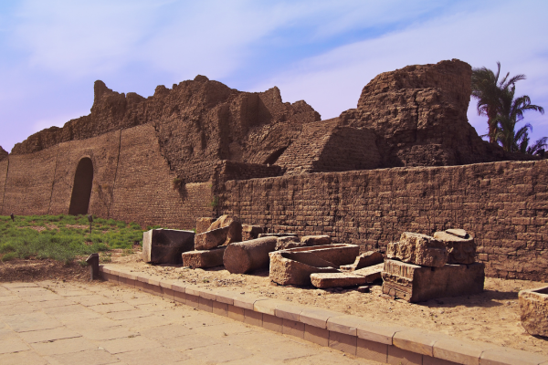 Kom Ombo Temple on the Nile riverbank, reached directly from a cruise ship dock